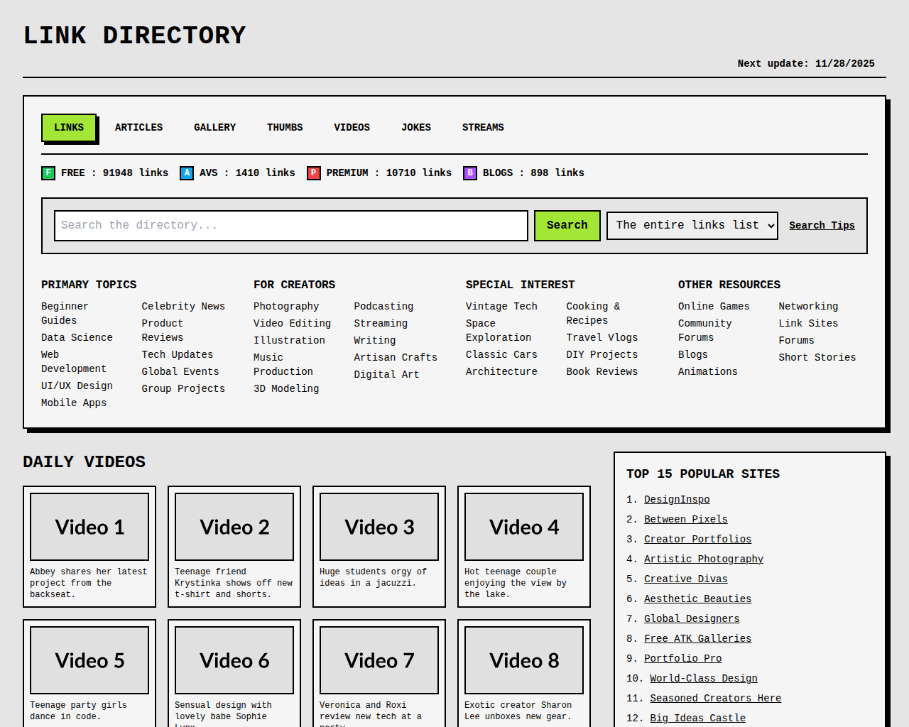 Neo Directory Preview