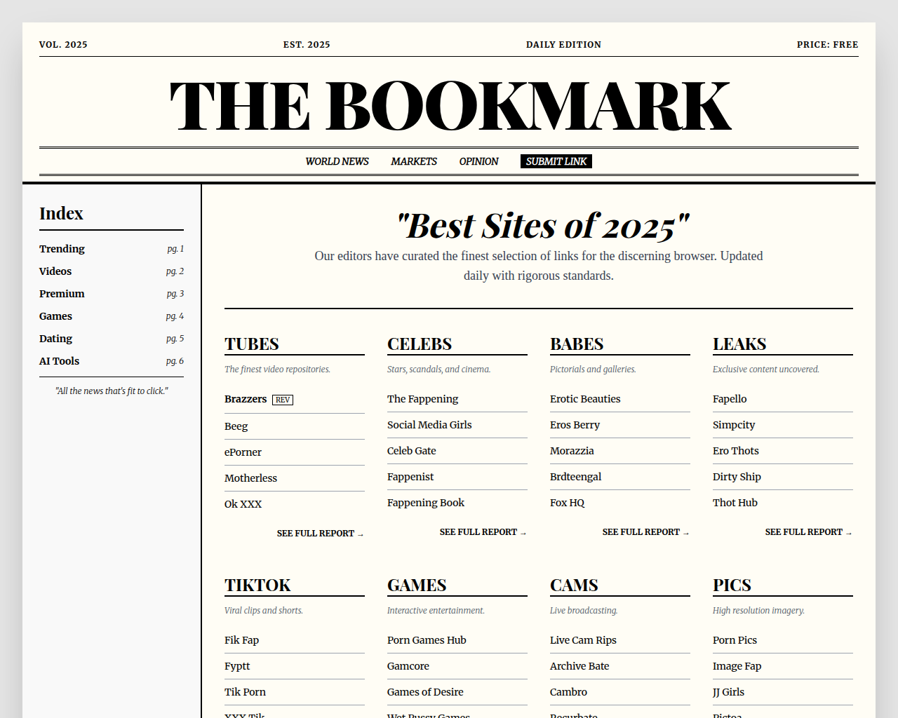 Newspaper Links Preview